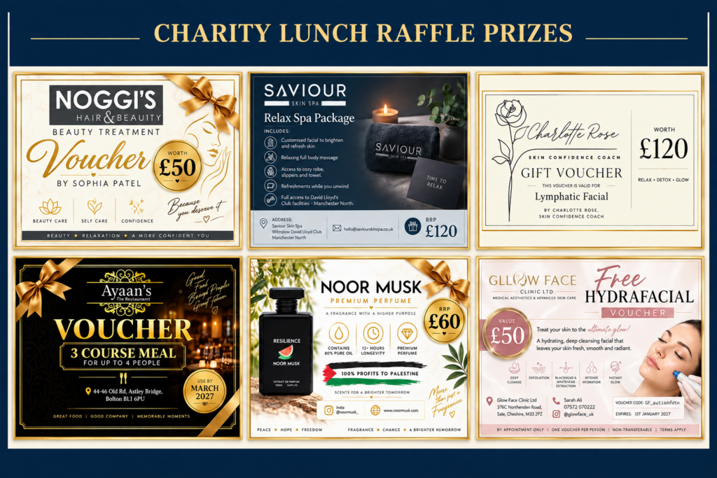 Charity Lunch Raffle